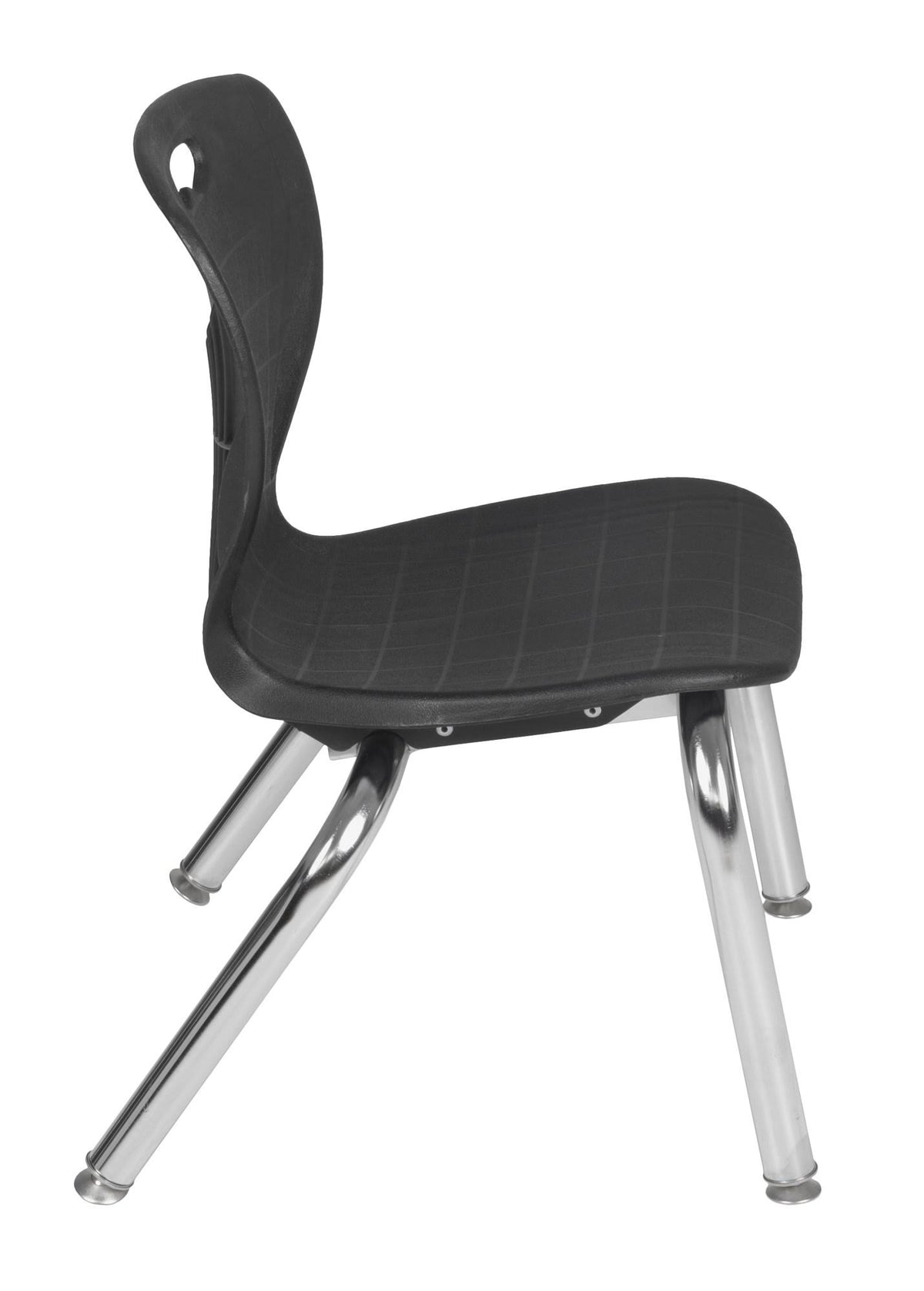 72x22 x 30x22 Height Adjustable Classroom Table - Mahogany & 2 Stack Chairs - Black Y587