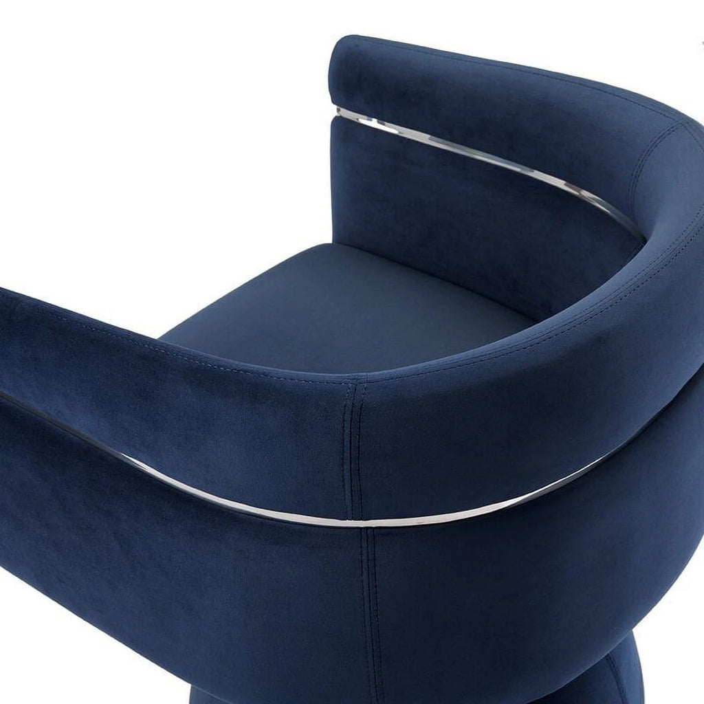 Blue Velvet Accent Chair G14704