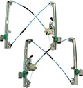 Front Left & Right Power Window Regulator with Motor Assembly E612035