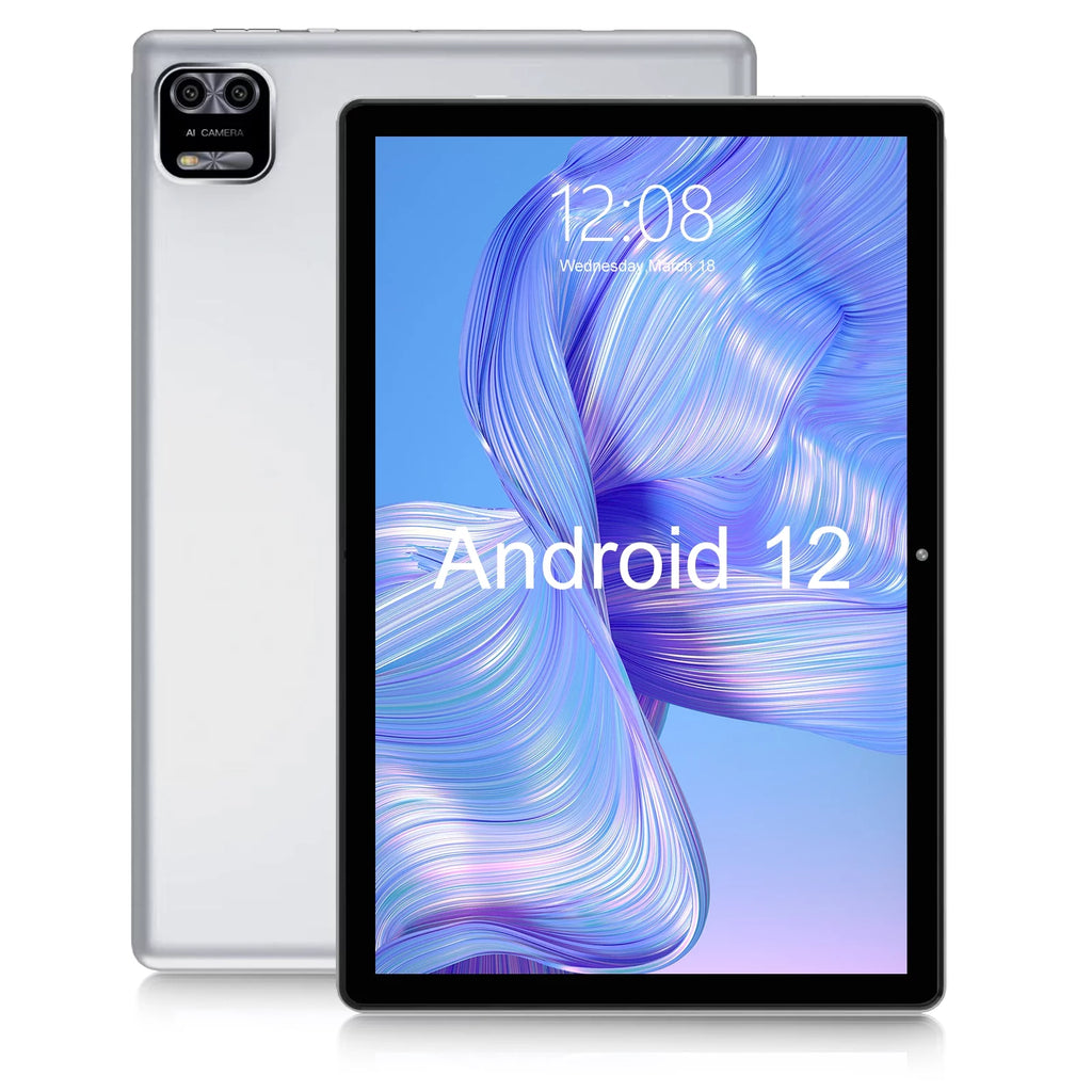 10 inch Android 12.0 Tablet 3GB RAM 64GB Storage Quad-Core 6000mAh W71032