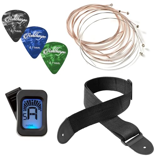 38-inch Beginner Acoustic Guitar Package Black H863