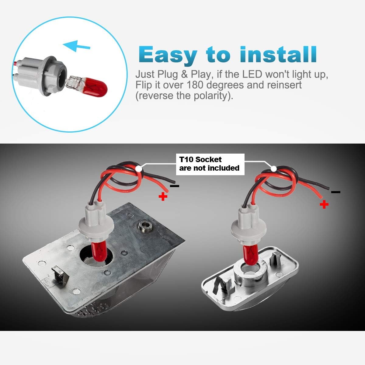 Smoked Housing Cab Roof Lights with T10 Halogen Bulbs Z9308