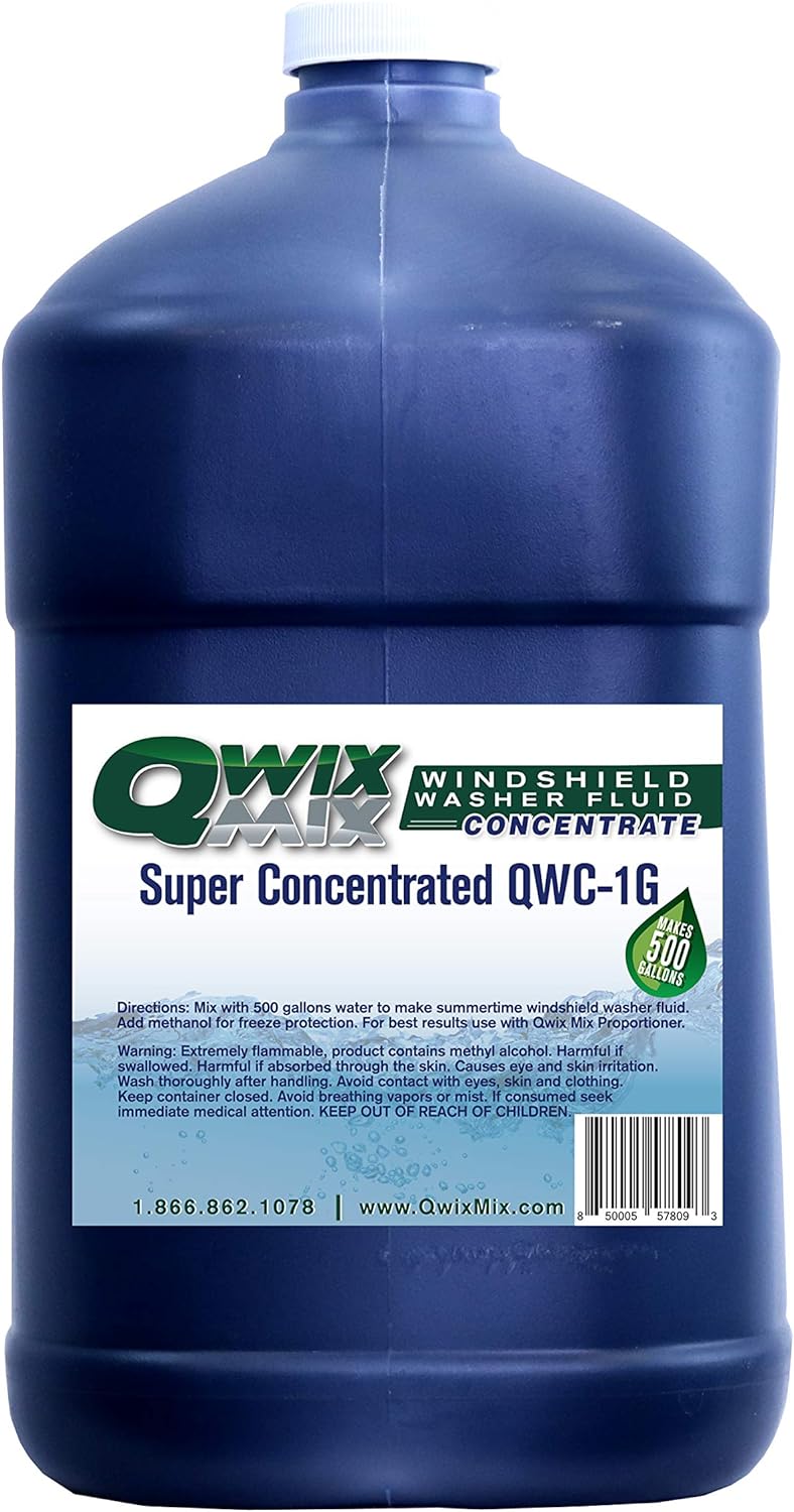 Windshield Washer Fluid Concentrate, 1 Gallon Makes 500 Gallons, Pack of 2 G94499