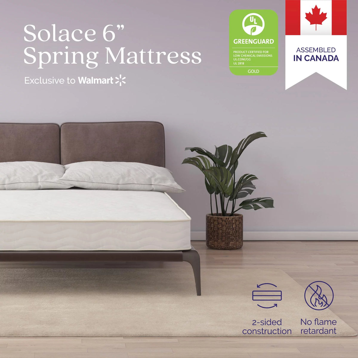 6 Spring Flippable Full Mattress K677