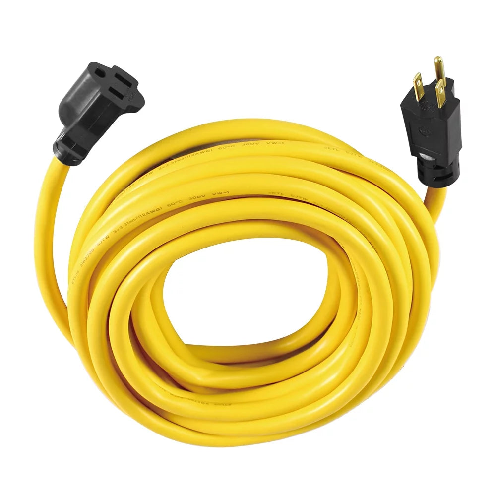 25FT 12/3 Extension Cord Yellow N612