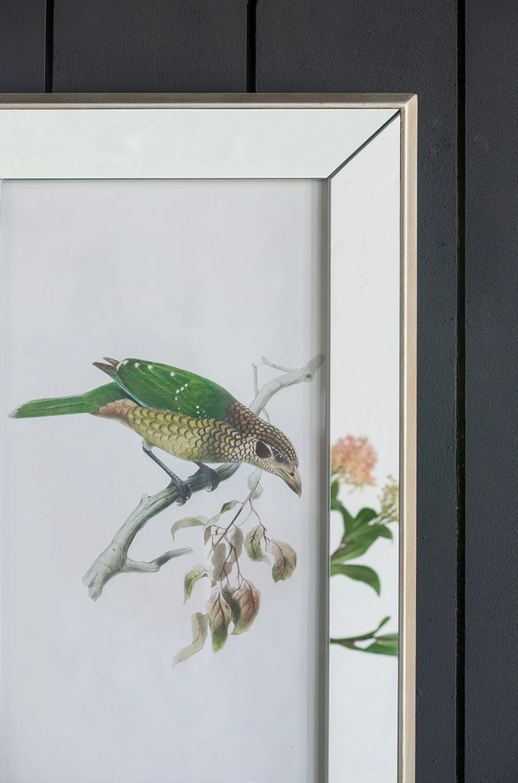 Rectangular Birds Mirror Frame Wall Art 15" x 24" 2ct F816859