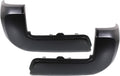 Black Rear Bumper End Cap Pack of 2 R6824
