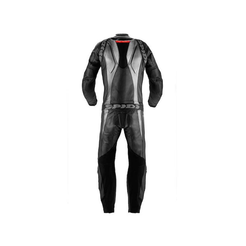 White-Black Leather Suit U3512