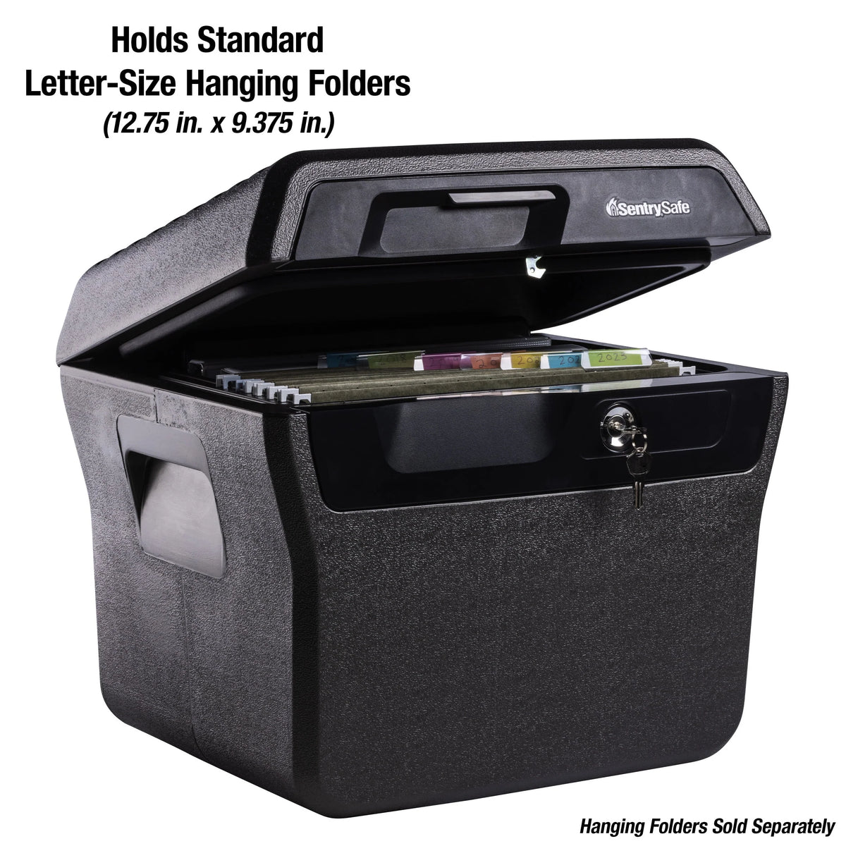 Fire-Resistant Water-Resistant File Safe Box with Key Lock 0.66 Cu. ft. W6970