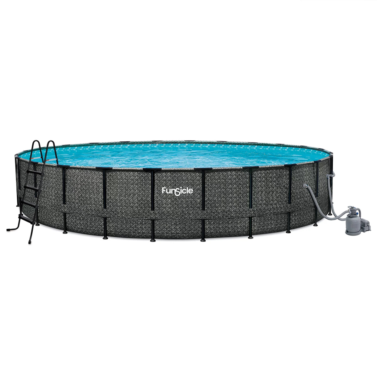 24' x 52" Round Above Ground Swimming Pool I5945