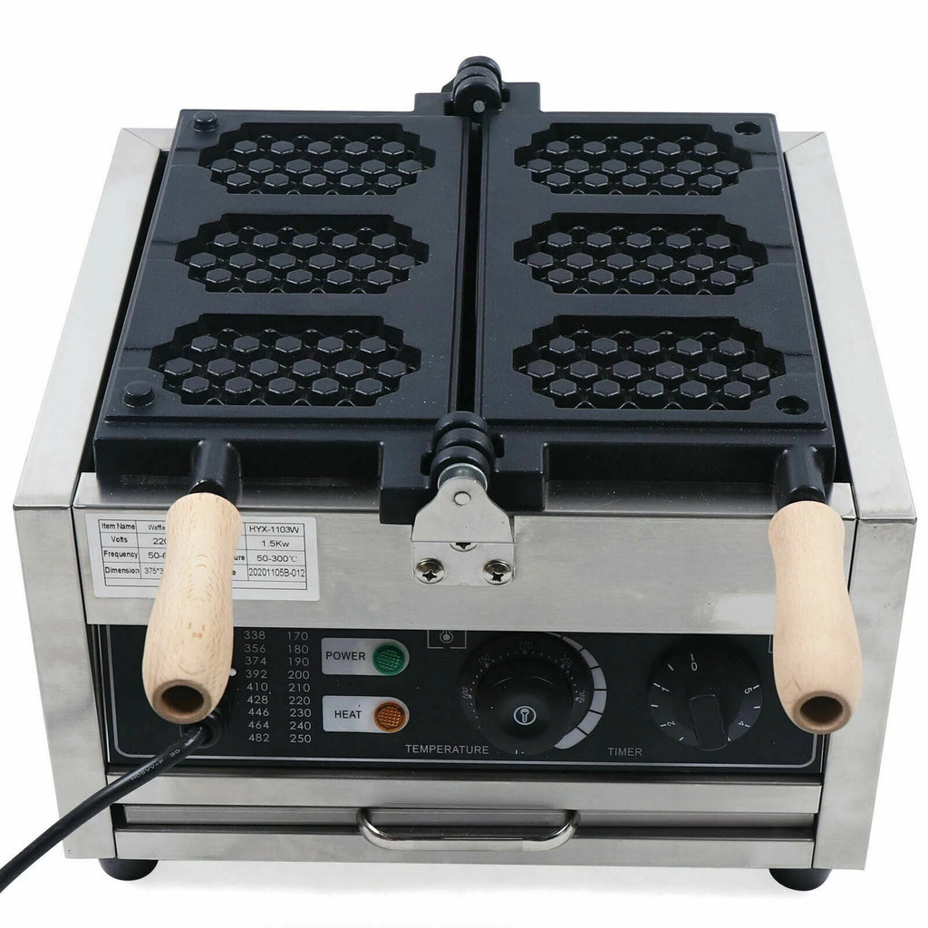 Nonstick Electric Waffle Maker 1500W P4071