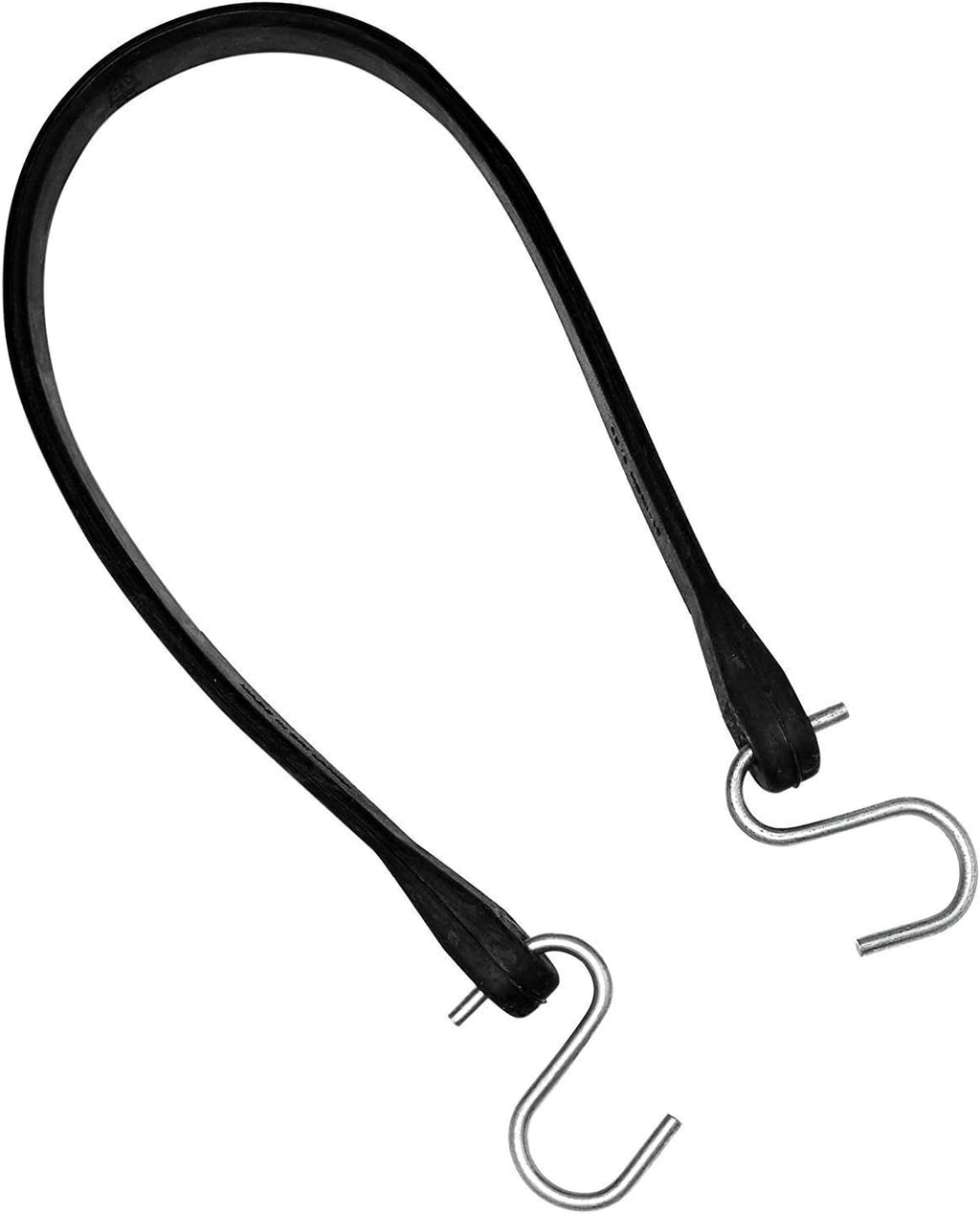 Natural Rubber Bungee Cords with Hooks 15" Pack of 50 H88821