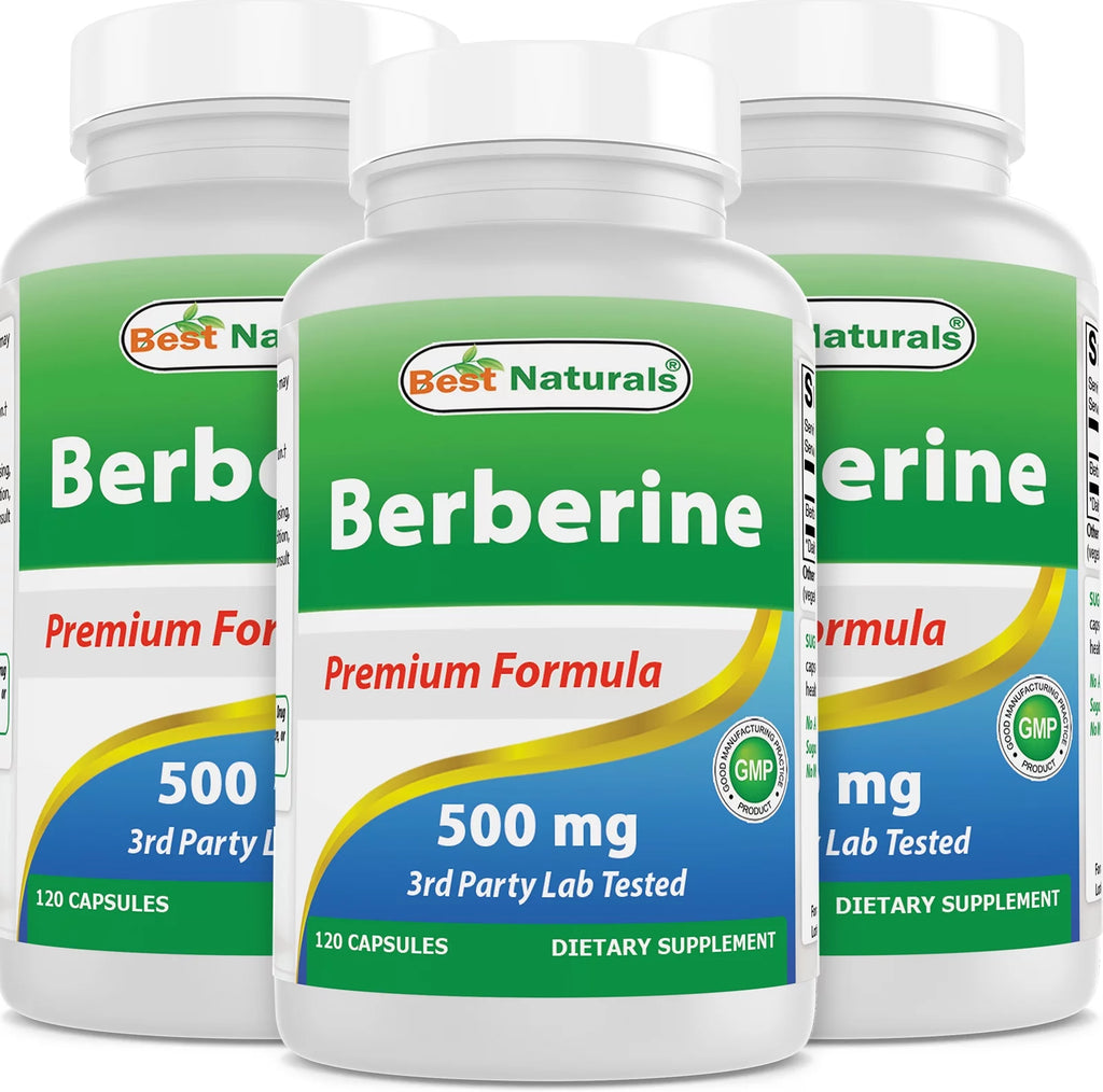 Berberine 500mg 120 Capsules 3 Pack M95289