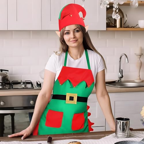 Red & Green Apron Q621661