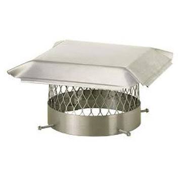 Stainless Steel Chimney Cap 12 OD Bolt-On Single Flue H232