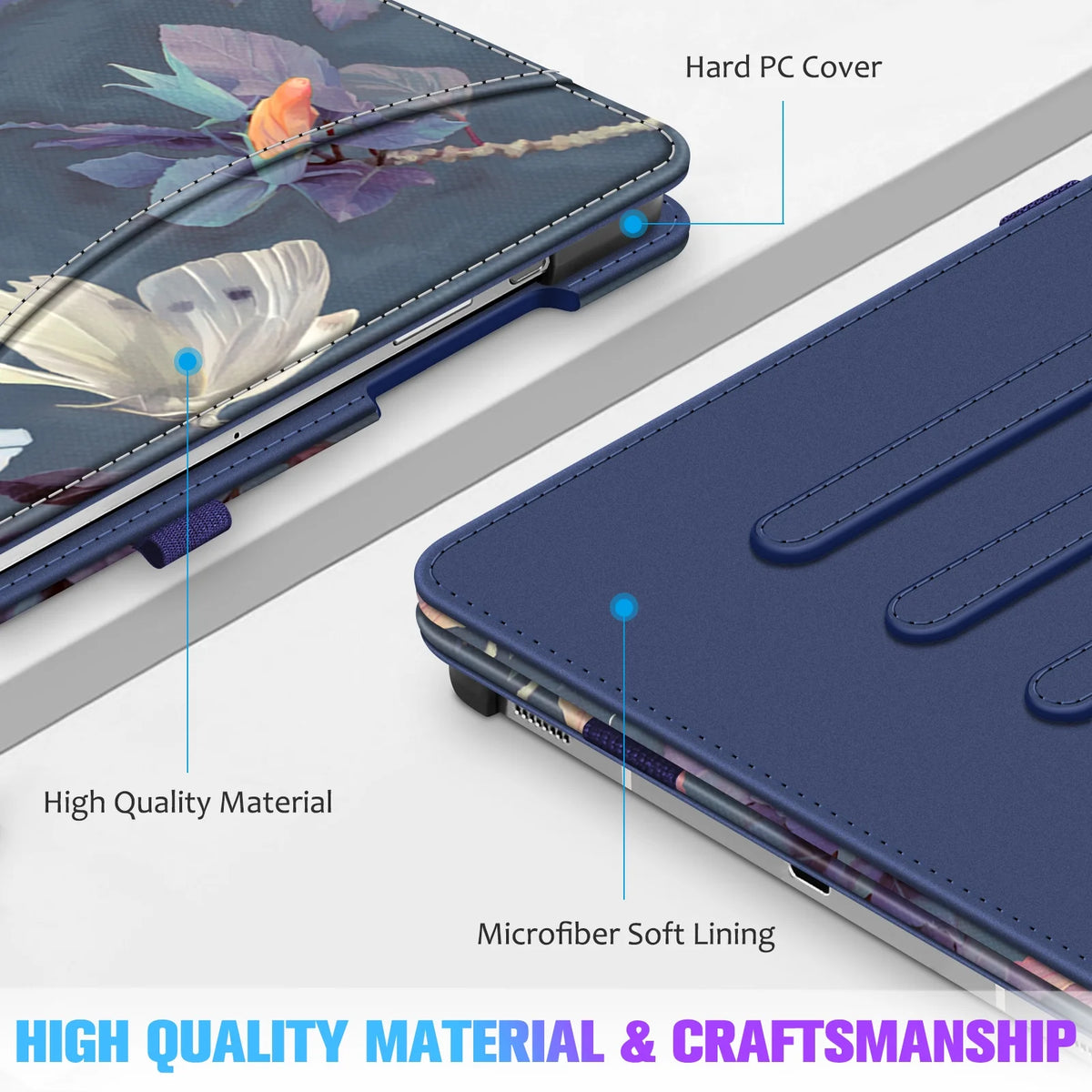 Blooming Hibiscus Protective Cover for Samsung Galaxy Tab S8 Plus F574554
