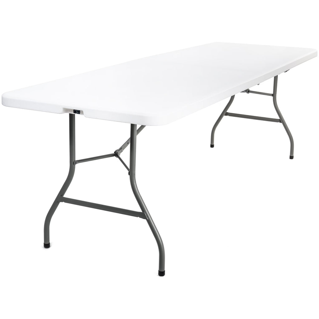 8'X30" Rhinolite Plastic Half Folding Banquet Table K481