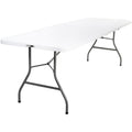 8'X30" Rhinolite Plastic Half Folding Banquet Table K481