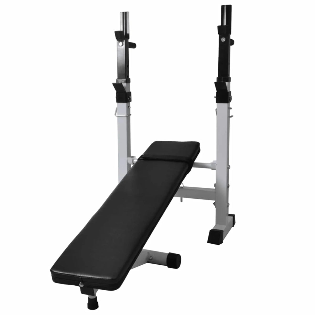 Workout Bench with Weight Rack, Barbell and Dumbbell Set 264.6 lb P510527