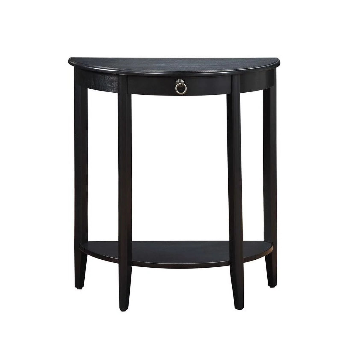 Black Wood Console Table V491