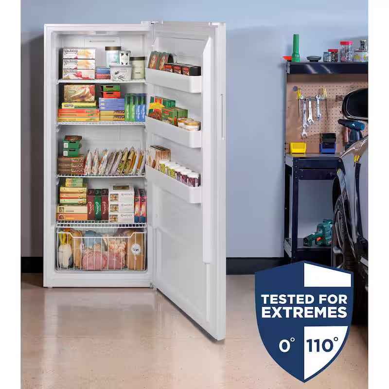21.3 cu. ft. Frost Free Upright Freezer in White P20121