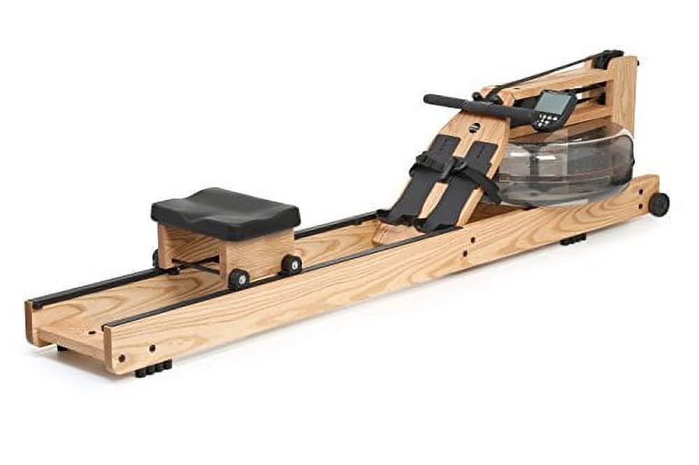 Natural Ash Wood Rowing Machine with S4 Monitor K9098