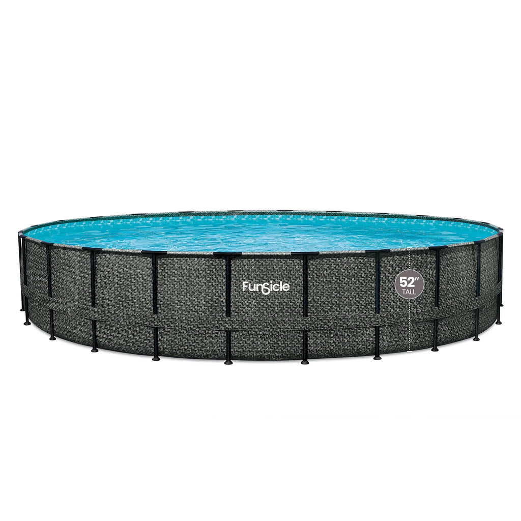 24' x 52" Round Above Ground Swimming Pool I5945