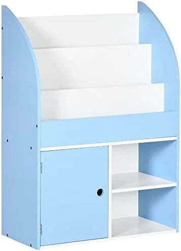 Blue Bookshelf with Cabinet P5877