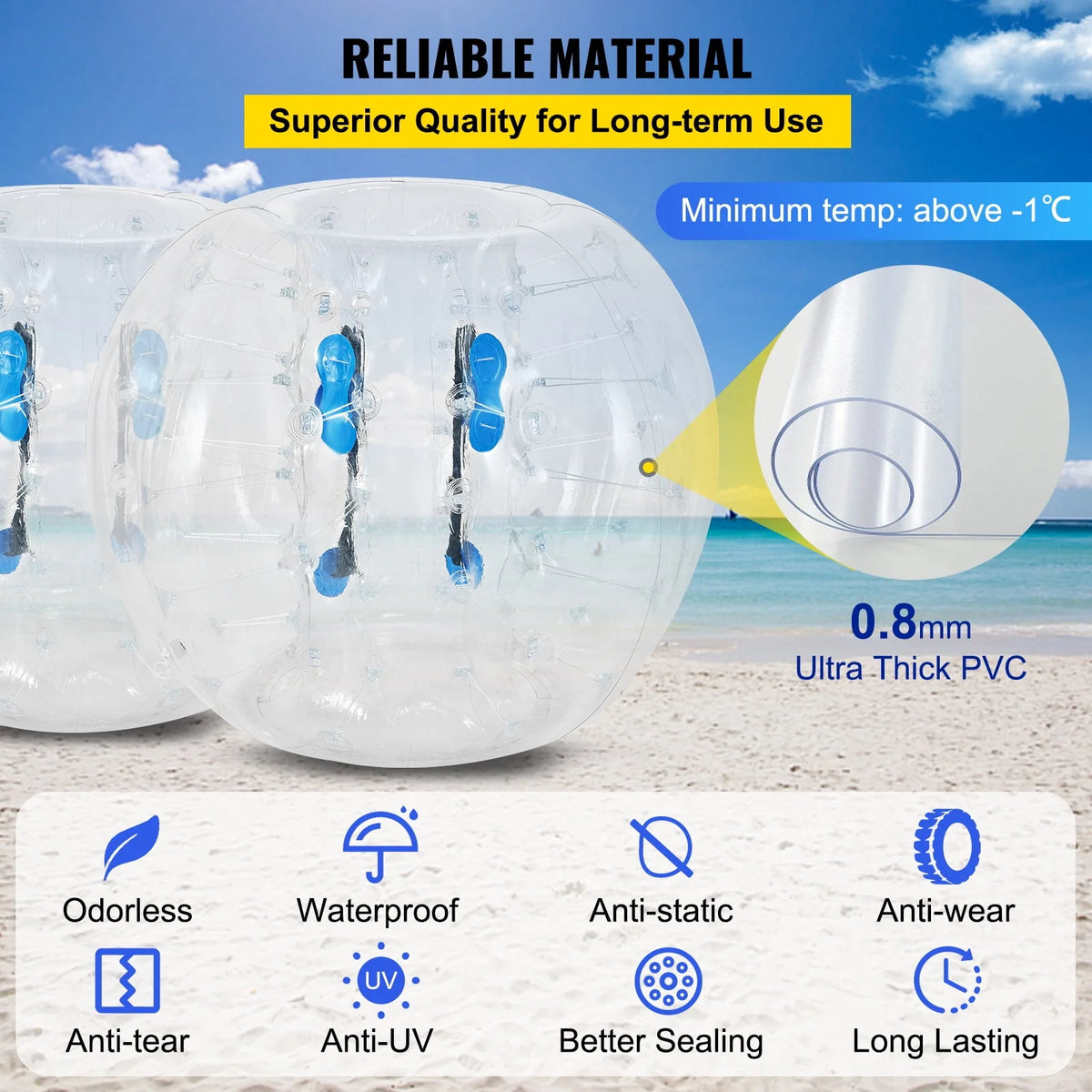 Inflatable Bumper Balls 2PCS 5ft PVC E3428