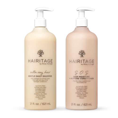 Moisture Shampoo and Conditioner Set with Jojoba Oil X794476