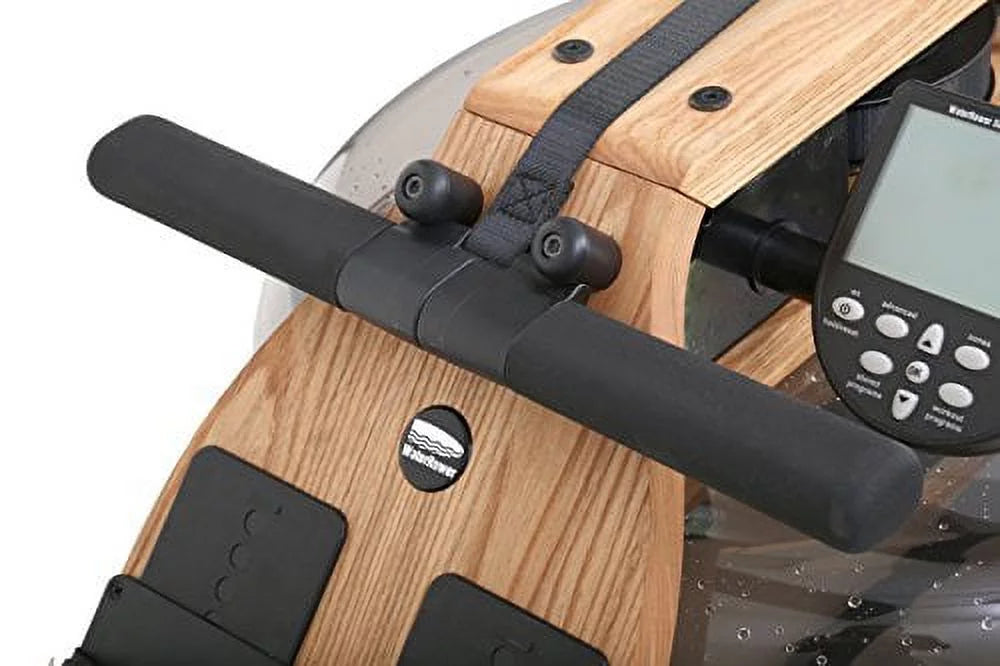 Natural Ash Wood Rowing Machine with S4 Monitor K9098