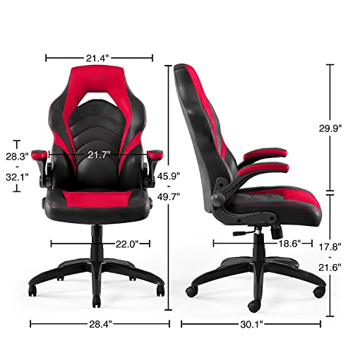 Gaming Chair Black and Red U589