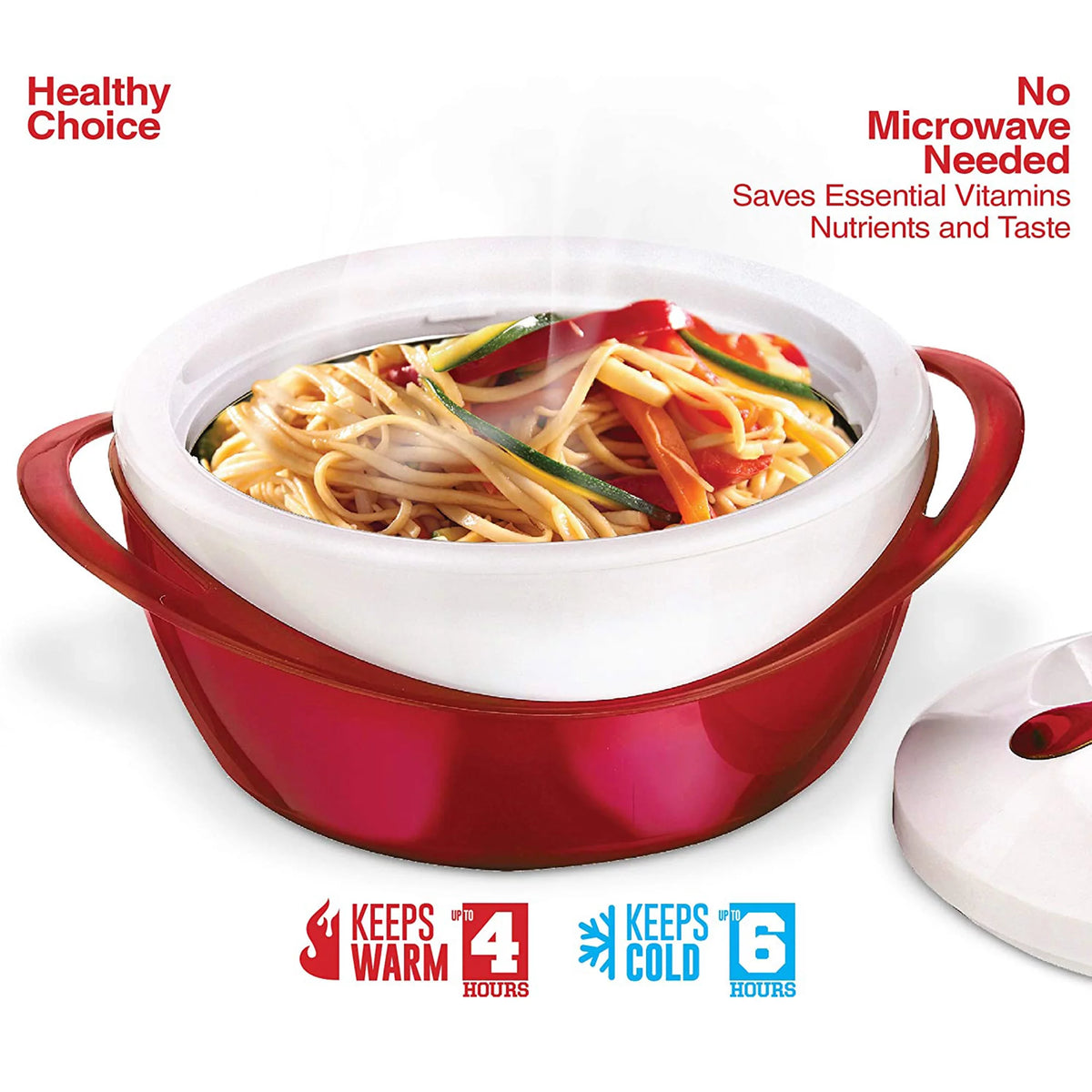 2.6-Qt Stainless Steel Insulated Food Container K77430