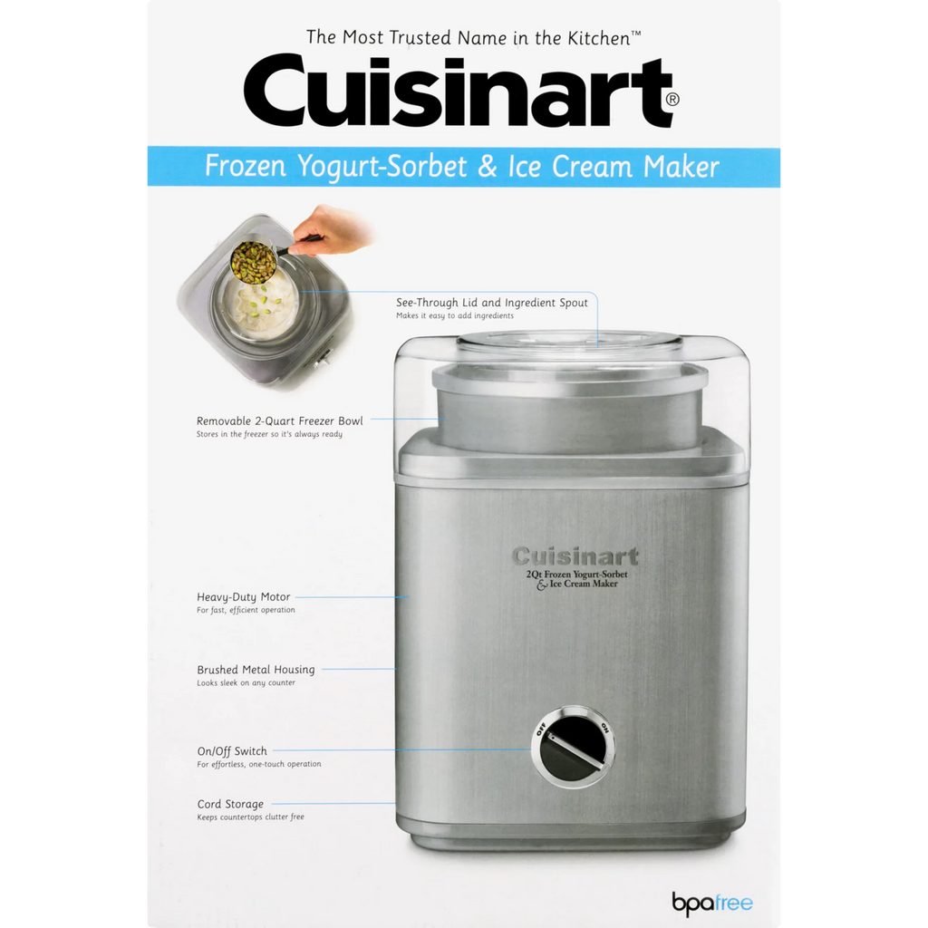 2-Quart Frozen Yogurt-Sorbet & Ice Cream Maker W7987