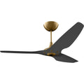 60 Ceiling Fan with Black Blades and Gold Finish C6156