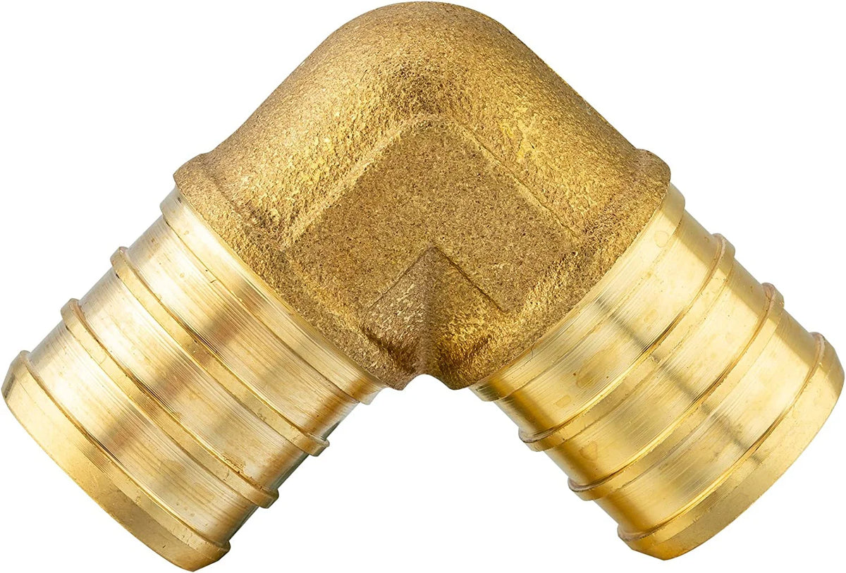 3/4 Inch 90 Degree Elbow Brass Crimp Fitting Z801498