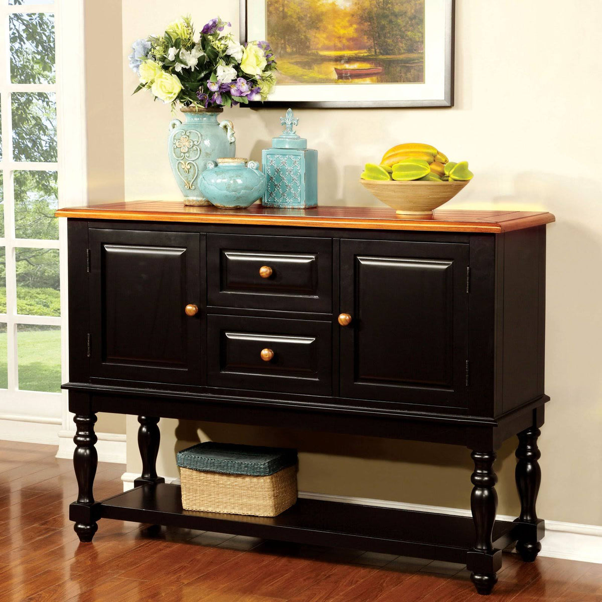 2 Tone Dining Server S1455