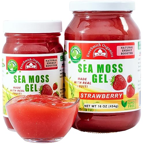 Wildcrafted Irish Sea Moss Gel Strawberry 16 oz S918