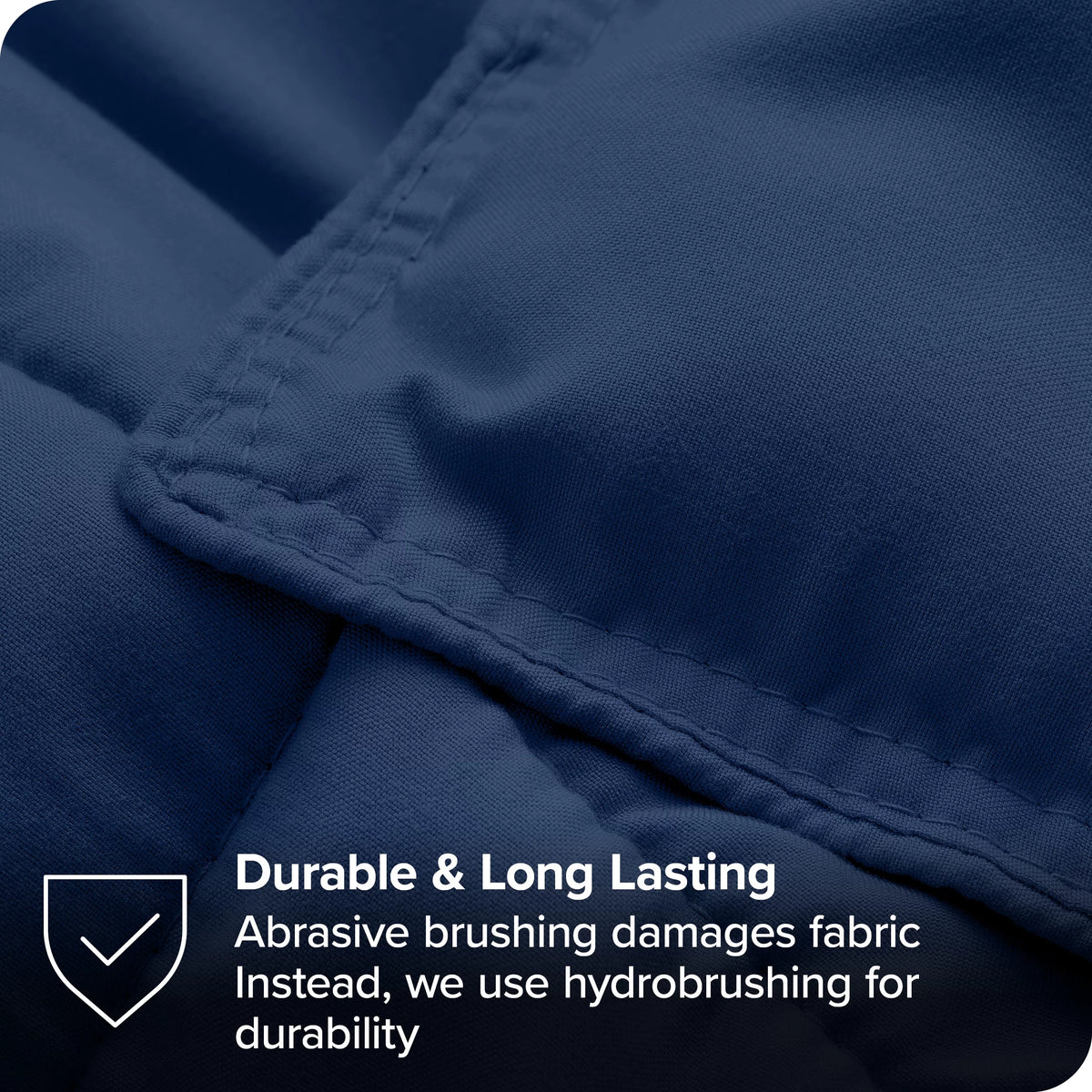 Queen Dark Blue Down Alternative Comforter Set T678
