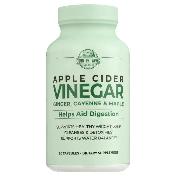 Apple Cider Vinegar Capsules 500 mg 90 servings Y8312