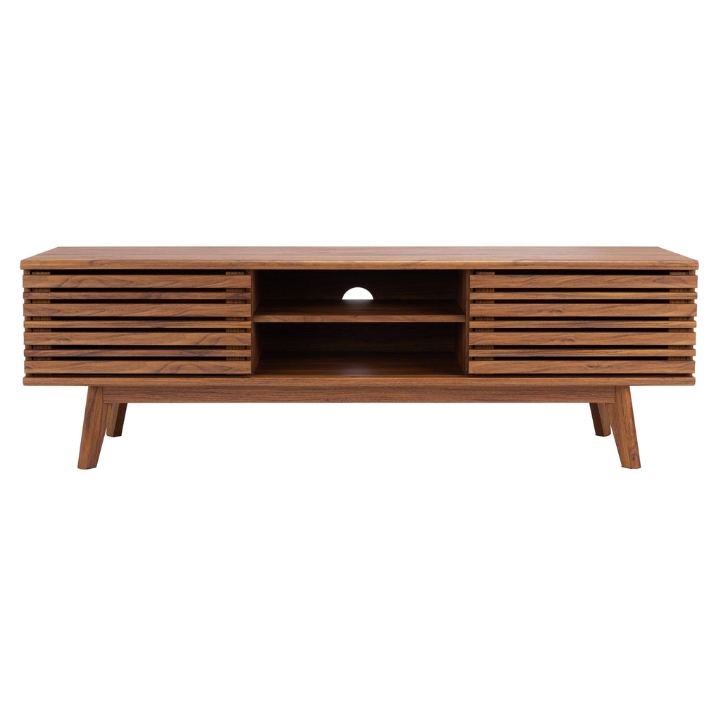 Walnut 2-Shelf Media Stand J752078