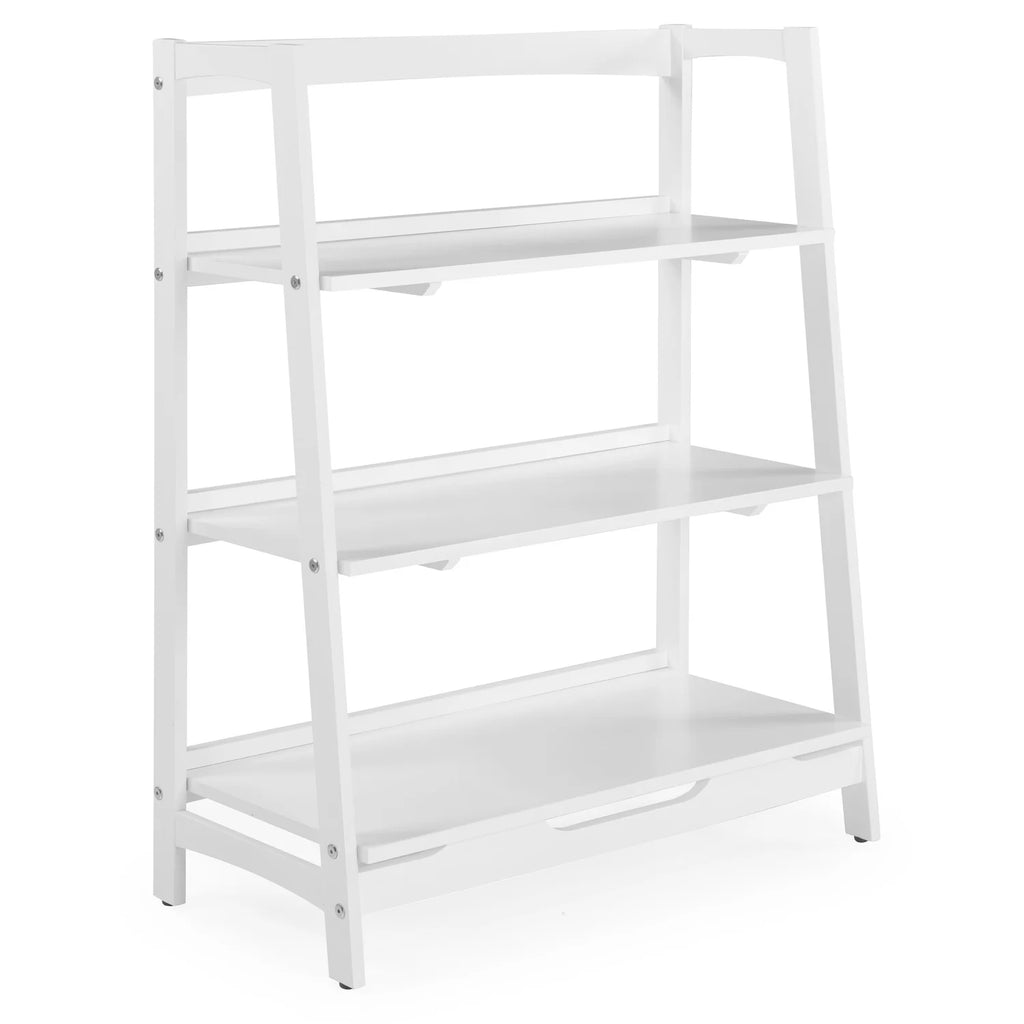 Mid Century White Shelving Unit B86511