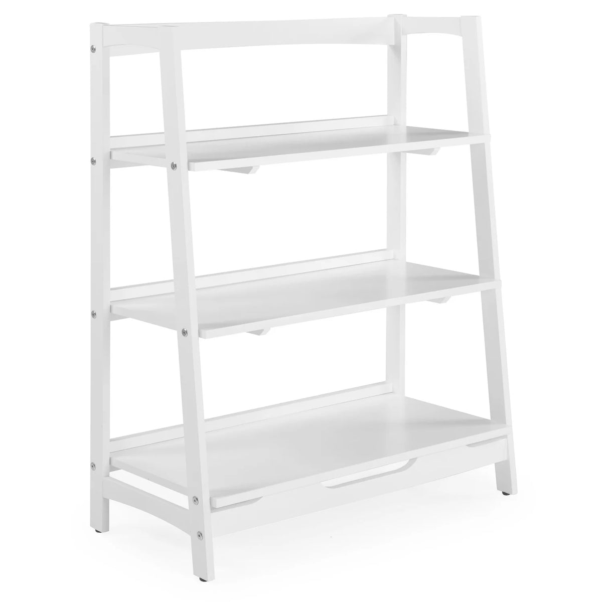 Mid Century White Shelving Unit B86511