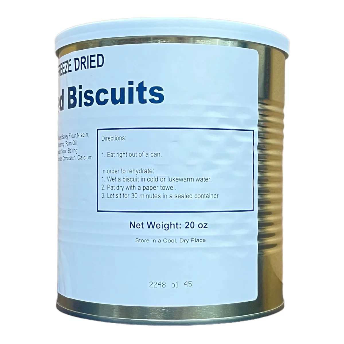 Freeze Dried Baked Biscuits #10 Can S48127