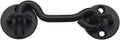 Black 4" Hook and Eye Latch, Pack of 2 O547