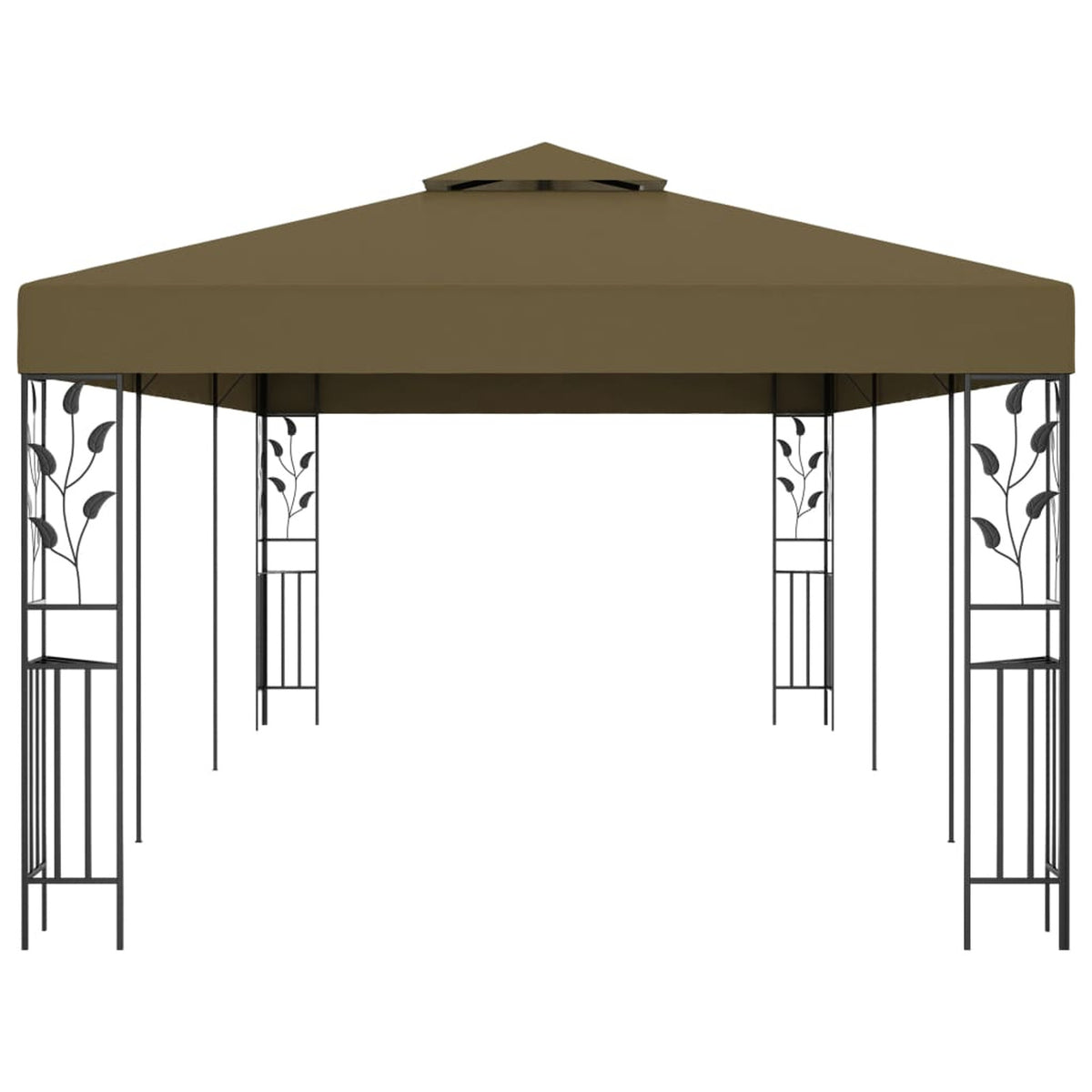 19.7'x9.8' Taupe Gazebo W566