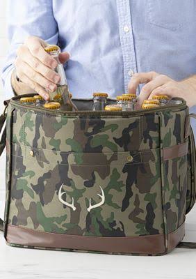 Green 12 Pack Camo Cooler D22929