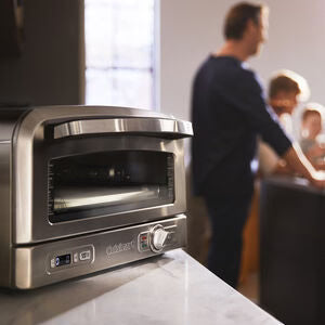 1800W Indoor Pizza Oven with Pizza Stone, Deep-Dish Pan & Pizza Peel Y8577