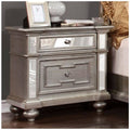 Silver Contemporary Night Stand S485695