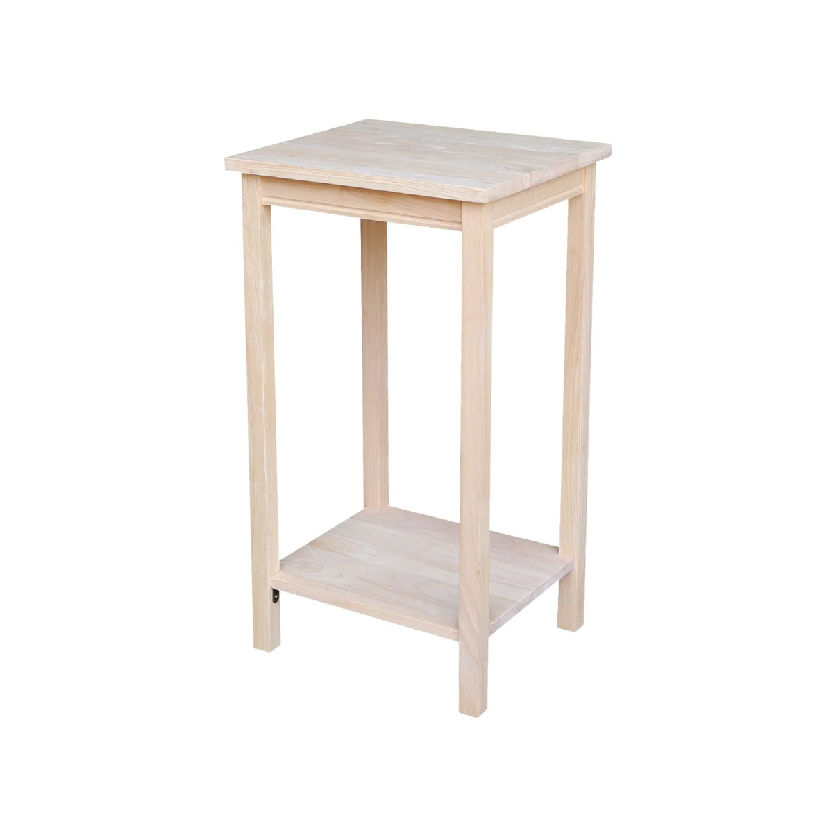 Solid Wood Unfinished Accent Table D7124